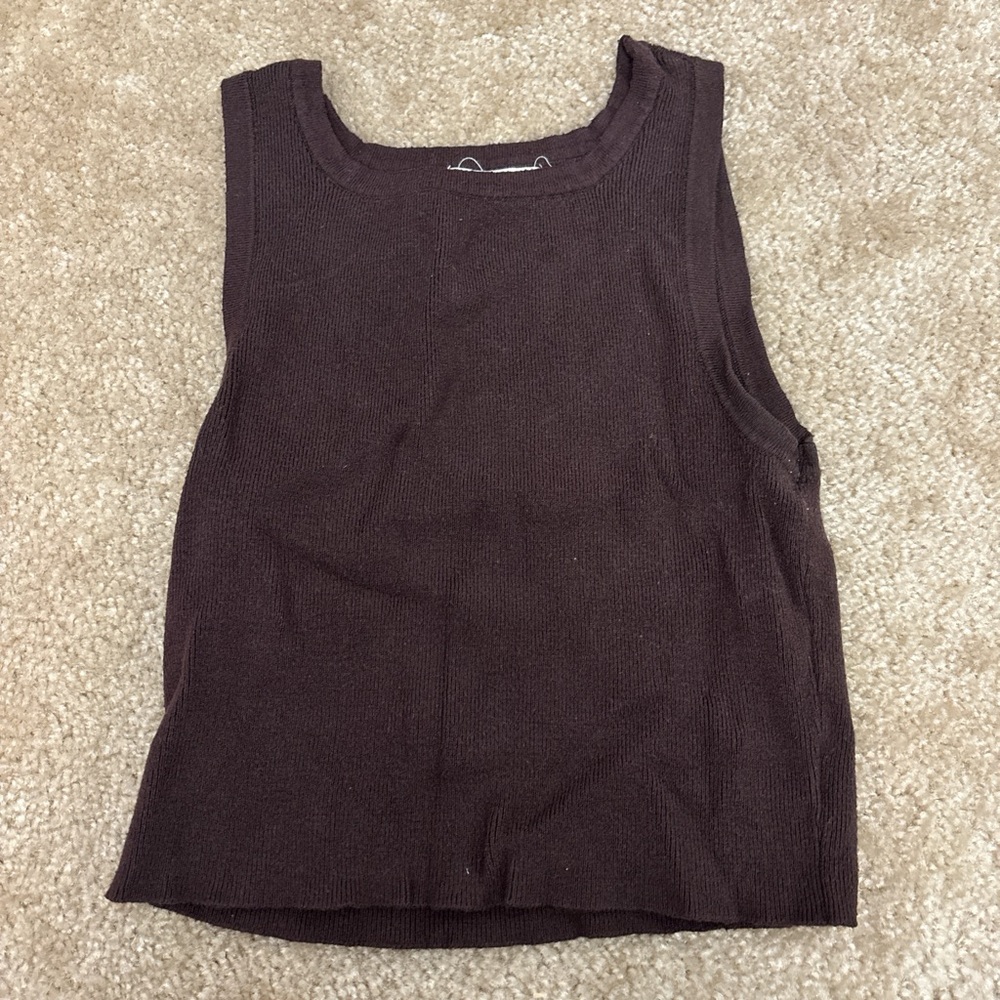 PacSun Dark Brown Tank Top